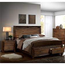 Wood bedroom sets wood bedroom furniture bedroom dressers steel furniture rustic king bedroom set bedroom ideas king storage bed bedroom. Foa Nangetti 2pc Antique Oak Wood Bedroom Set King Nightstand Idf 7072ek 2pc