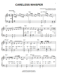 George Michael Careless Whisper Sheet Music Download Pdf Score 101260