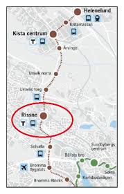 De ordinarie busslinjerna 110, 112 och 152 slutar att trafikera bromma flygplats den 13 december. Tvarbana Kistagrenen I Rissne Sundbybergs Stad
