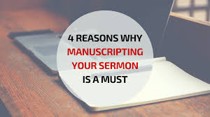 With my research nearing completion, i refine my outline as a mind map and then export it to a writing app. 4 Reasons Why Manuscripting Your Sermon Is A Must