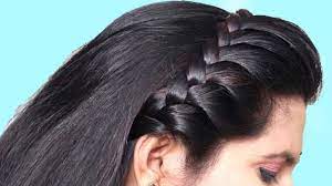 A thin braid instead of a headband is a simple and lovely idea of how you can style little girls haircuts. 3 Easy And Beautiful Hairstyles For Ladies Hair Style Girl Hairstyles For Girls Hairstyle Youtube