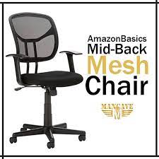 amazonbasics mid back mesh chair man cave mesh chair chair man cave