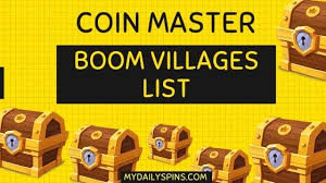 4 facebook groups and links. Searchable Coin Master Village Cost List Boom Villages