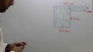 حساب المساحة المربع و المستطيل الرياضيات مع رضوان بوجمعاوي math math equations bathroom scale