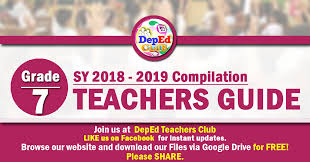 Learn vocabulary, terms, and more with flashcards, games, and other study tools. Grade 7 Teachers Guide Tg The Deped Teachers Club