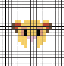 Diy Des Aimants Roi Lion En Perles Hama Grilles Je Suis Vernie Hama Beads Disney Perles Hama Coloriage Pixel