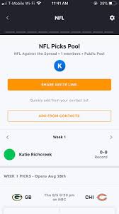 Nfl computer picks are popular because football bettors trust the accuracy of a computer's algorithm over human influence. Katie Richcreek On Twitter We Have Pick Em In The Actionnetworkhq App Https T Co R16bdvedds