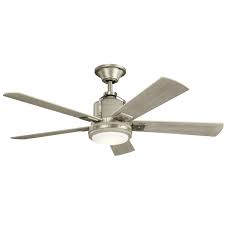 $44.99 + shipping + shipping + shipping. Kichler 300052ni Brushed Nickel Colerne 52 5 Blade Ceiling Fan With Blades And Wall Control Lightingshowplace Com