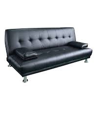 Could be easy enou gh to fix though. Laura Hill Sarantino 3 Seater Faux Leather Sofa Bed Couch Lounge Futon Black Myer