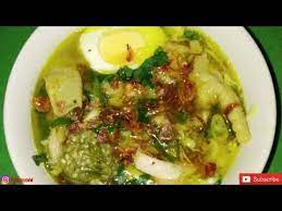 Resep Soto Ayam Kuah Bening Dan Segar Youtube Masakan Ayam
