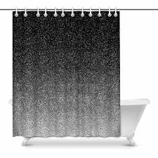 Discover inspiration for your modern bathroom remodel, including colors modern black bathroom ideas. Mkhert Modern Black Ombre Gradient Decor Waterproof Polyester Fabric Shower Curtain Bathroom Sets 60x72 Inch Walmart Com Walmart Com
