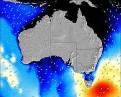 Australia Surf Map Wind And Wave Forecasts