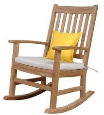 Birch Lane Tilda Teak Rocking Chair Wayfair Outdoor Rocking Chairs Teak Rocking Chair Rocking Armchair