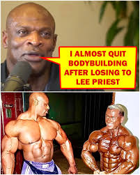 Ronnie Coleman: "I'm thinking to myself I'm 5'11, got a lot of mass, real  big guy. And I look over at Lee he's all of 5 foot 2 but he was beating