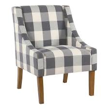 Homepop Modern Swoop Accent Chair In 2020 Blue Accent Chairs Wooden Accent Chair Stylish Accent Chairs