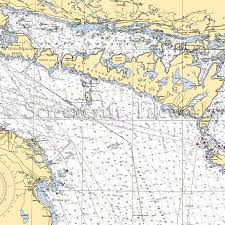 North Channel Benjamin Island Ontario Canada Manitoulin Island Nautical Chart Decor