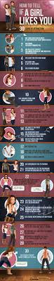 There is a difference between being friendly and being flirty. 30 Signs Of Attraction If A Girl Likes You Infographic Signs Of Attraction Body Language Attraction Flirting Body Language