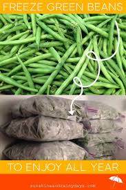 Remove green beans from the freezer. How To Freeze Green Beans Sunshine And Rainy Days