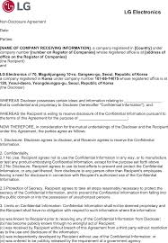Check spelling or type a new query. Tm12annagm1 Module Cover Letter Non Disclosure Agreement R1 Rtf Lg Electronics Usa