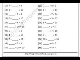 Worksheets for class 2 | cbse second grade printable worksheets. Grade 2 Maths Missing Addend Worksheets Youtube