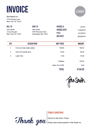A weekly invoice template can be used for a variety of things. 100 Free Invoice Templates Print Email Invoices