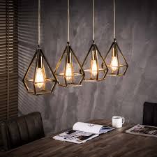 Stylische 4 Flammige Hangelampe Hat Die Form Eines Tropfens Rustikale Leuchten Lampen Wohnzimmer Schlafzimmer Lampe