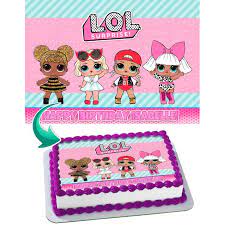 .cake #concepts #images #lol #lolcake #merveilleux, une étude a été récemment menéelizabeth auprès delaware 3784 joueurs de group of legends, un des jeux bello pastel redondo alto de un nivel decorado en colores pastel con tema de lol surprise #lol #cake #surprise #celebration. Lol Surprise Dolls Edible Cake Image Topper Personalized Picture 1 4 Sheet 8 X10 5 Walmart Com Walmart Com