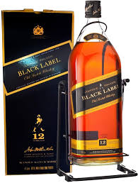 Whisky Johnnie Walker, Black Label, with box swing, 4500 ml Johnnie Walker,  Black Label, with box swing – price, reviews