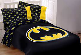 Batman bedroom bedroom bed set bed headboard pillow pillowcase fitted batman bedroom set batman bedroom rug. Amazon Com Jpi Batman Emblem Luxury 4pc Comforter Set Reversible Super Soft Twin Size 68 X86 Black Home Kitchen