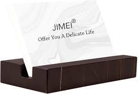 Montblanc sartorial hard shell steel business card holder black leather 116390. Buy Jimei Business Card Holder For Desk Marble Business Card Display Holders Desktop Business Cards Holder Stand Desk Card Display Holder For Home And Office Black Online In Turkey B083s119bb