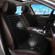 12v Cooling Fan Car Seat Covers Breathable Universal Cools Car Accessories Supplies Net Cloth Summer Fans Car Seats Cool Car Accessories Best Car Seat Covers