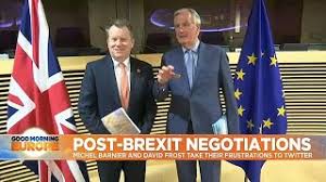 Reply from michel barnier, chief negotiator, to david frost, uk chief negotiator, 20 may 2020. Eu S Barnier And Uk S Frost Take Brexit Frustrations Onto Twitter Euronews