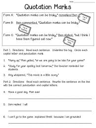 Dialogue Worksheet 5th Grade Quotation Marks Anchor Chart With Freebie Writing Prompts In 2020 Writing Prompts For Kids 3rd Grade Writing Teaching Writing