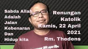 Dimana anda bisa ambil angka 4d, 3d, 2d dengan angka hk jitu yang kami berikan setiap harinya.bukan hanya itu saja, anda juga untuk colok bebas. Renungan Harian Katolik Kamis 22 April 2021 Dv Channel Youtube