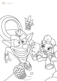 If you're a crash fan, why not color him! Crash Bandicoot Coloring Pages 100 Best Pictures Free Printable