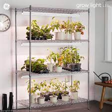 Ge's indoor led grow light bulbs provides a pleasing, natural light temperature that integrates well with any decorative aesthetic. Amazon Com Ge Lighting 93097589 Horticulture 18 Watt T8 Led Bulb Grow Light For Indoor Plants 48 Inch 4 Foot Full 6 Pack Balanced Spectrum Patio Lawn Garden