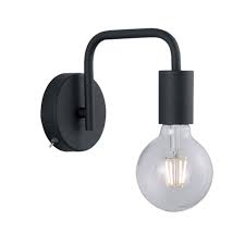 wandlamp diallo zwart met schakelaar van den heuvel verlichting wall lights sconces light