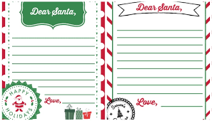 You can ensure children can truly experience the magic of christmas with a just a few basic craft supplies which you can find around the house. Dear Santa Letter Template Free Printables 2021