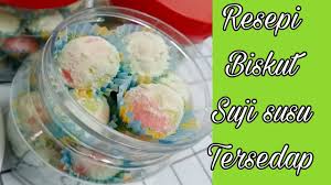 Guna sukatan cawan, mudah je. Resepi Biskut Suji Susu Sukatan Cawan Tersedap Youtube