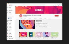Download Youtube Channel Mockup Free Psd File Kambada Studio