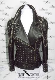 Genuine Leather Jackets With Studs Spikes Shoulders Pattern In 2021 Genuine Leather Jackets Leather Jacket Leather Fashion