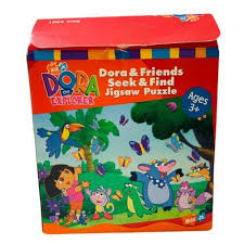 4,5 html hot jigsaw puzzle: Dora The Explorer Friends Seek Find And 50 Similar Items