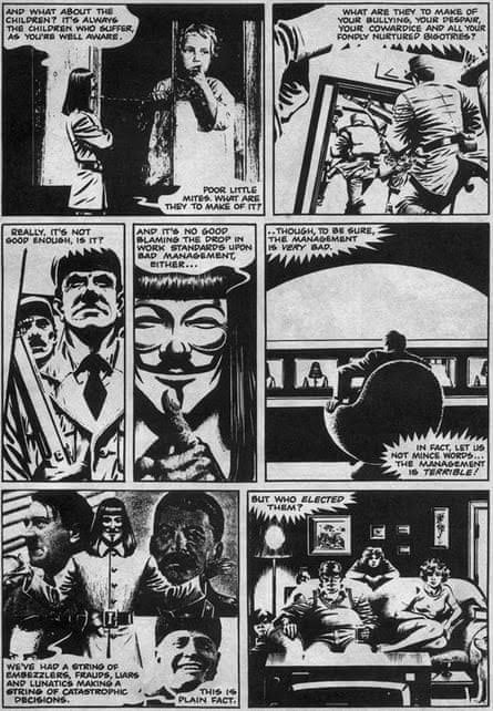 V for Vendetta is a manual for rebellion against injustice | Alan Moore |  The Guardian