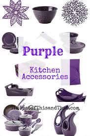 what color of purple kitchen decor
