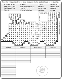 atividades substantivos simples compostos primitivos derivadossala de atividades atividades substantivos substantivo simples substantivo
