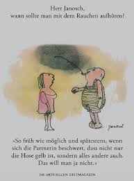 Herr Janosch Wann Sollte Man Mit Dem Rauchen Aufhoren Janosch Herr Janosch Comics Lustig
