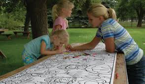 Whether you are looking for printable complex pages or sweet and simple designs, you're sure to find a page you love below. The Monster Mural Table Size Sheets