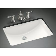 Kohler Ladena White Undermount Rectangular Bathroom Sink With Overflow At Low Undermount Bathroom Sink Rectangular Sink Bathroom Small Undermount Bathroom Sink