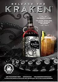 Kraken takes its name from a mythological sea beast that is said to attack ships sailing the atlantic. Kraken Black Spiced Rum 70 Cl Amazon Co Uk Grocery