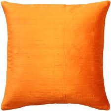 The adairs comfort pillow range is the perfect everyday premium excel polyester filled pillow range which comes in a variety of sizes and fills to suit every taste. Sankara Orange Silk Throw Pillow 16x16